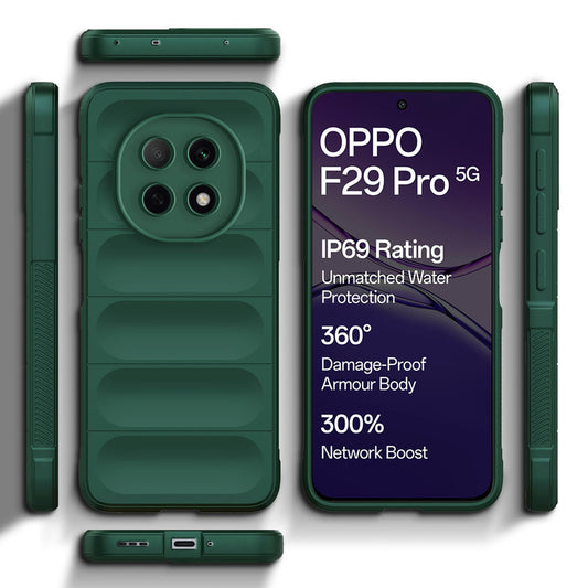Premium Liquid Silicone Comfort Grip Case for Oppo F29 Pro 5G with Soft Touch Matte TPU