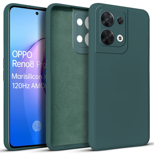 Premium Matte Silicone Back Cover for Oppo Reno 8 Pro 5G