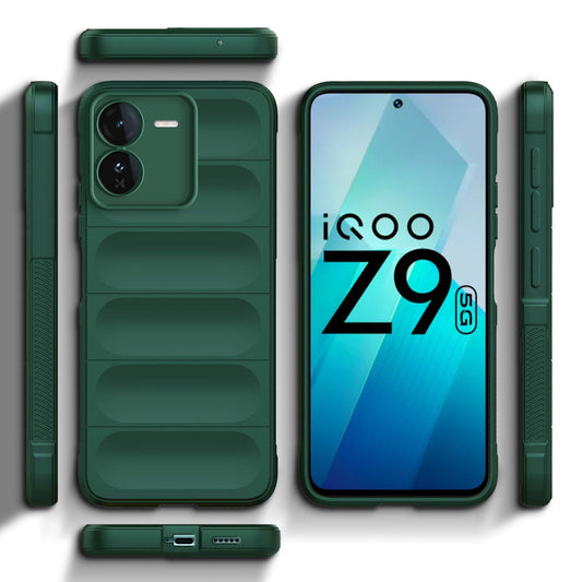 Premium Liquid Silicone Comfort Grip Case for iQOO Z9 5G with Soft Touch Matte TPU