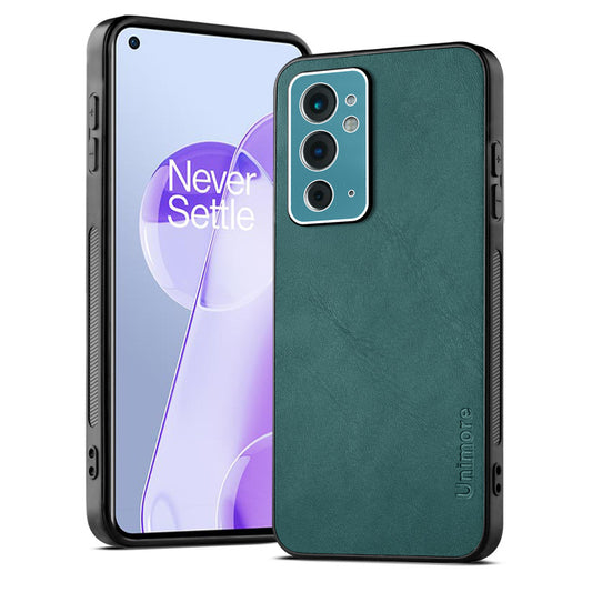Unimore Leather Hard Case with Shiny Camera Protection For OnePlus 9RT