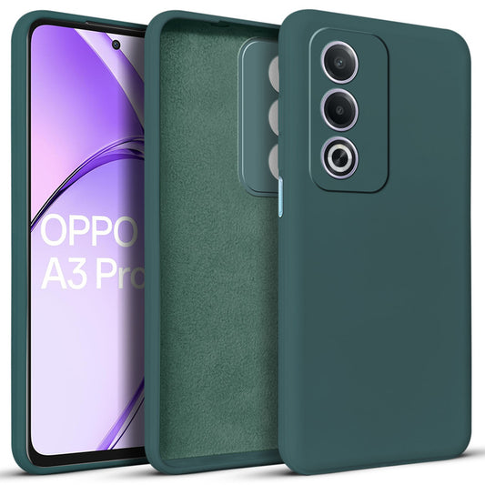 Premium Matte Silicone Back Cover for Oppo A3 Pro 5G