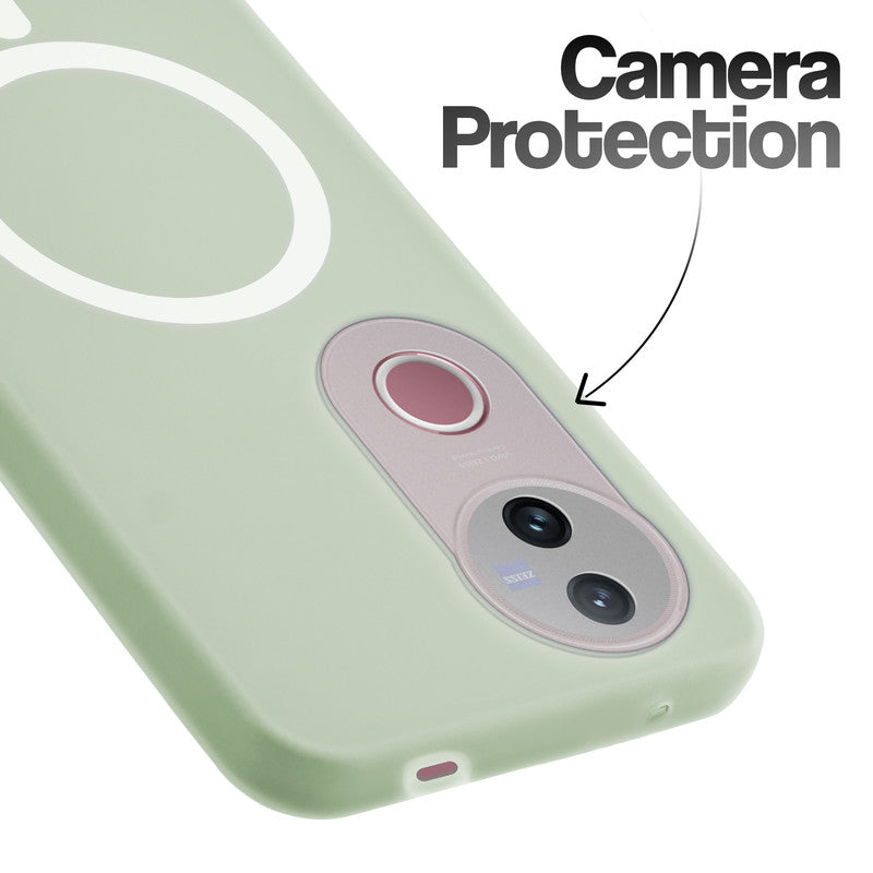 Classic Matte Silicone Back Case for Vivo T4R 5G