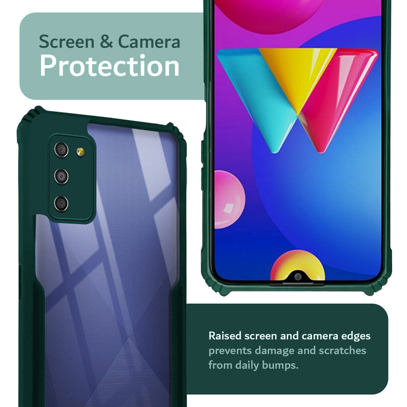 Premium Acrylic Transparent Back Cover for Samsung A02s