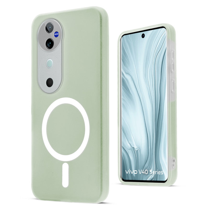 Classic Matte Silicone Back Case for Vivo V40 Pro 5G