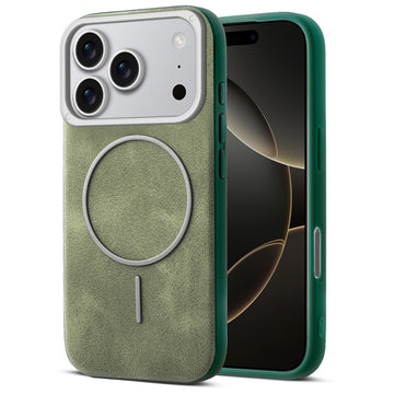 Elite PU Leather Wireless Charging Support Case for Apple iPhone 17 Pro