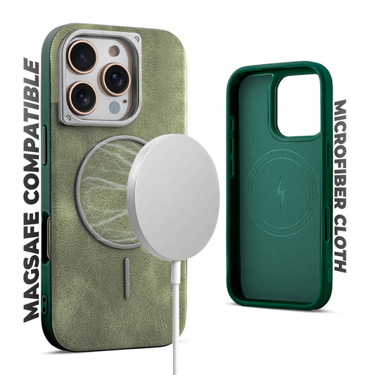 Elite PU Leather MagSafe Case for Apple iPhone 16 Pro