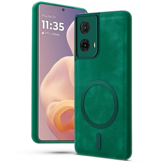 Cushion Grip Leather Case for Motorola Moto Edge 50 Fusion 5G