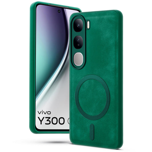 Cushion Grip Leather Case for Vivo Y300 5G