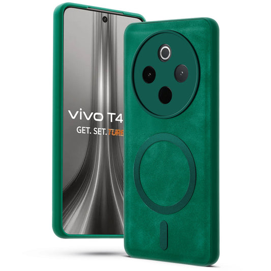 Cushion Grip Leather Case for iQOO Z10 5G