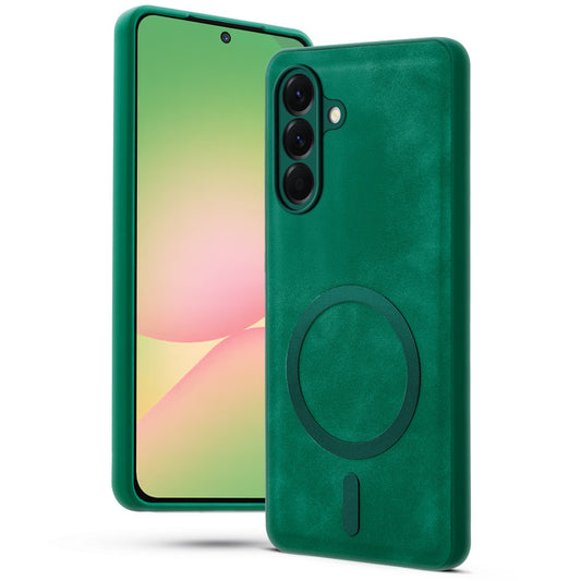 Cushion Grip Leather Case for Samsung A56 5G