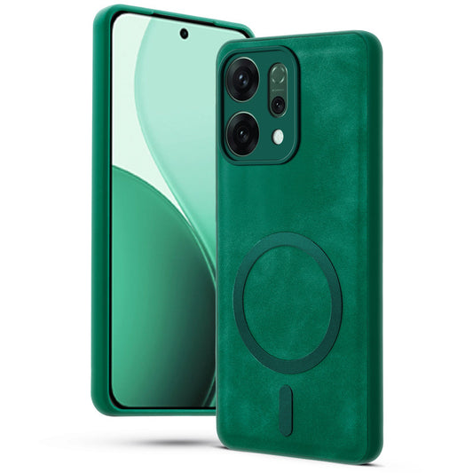 Cushion Grip Leather Case for Oppo Reno 14 5G