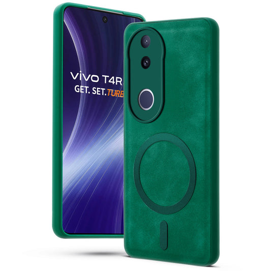 Cushion Grip Leather Case for Vivo T4R 5G