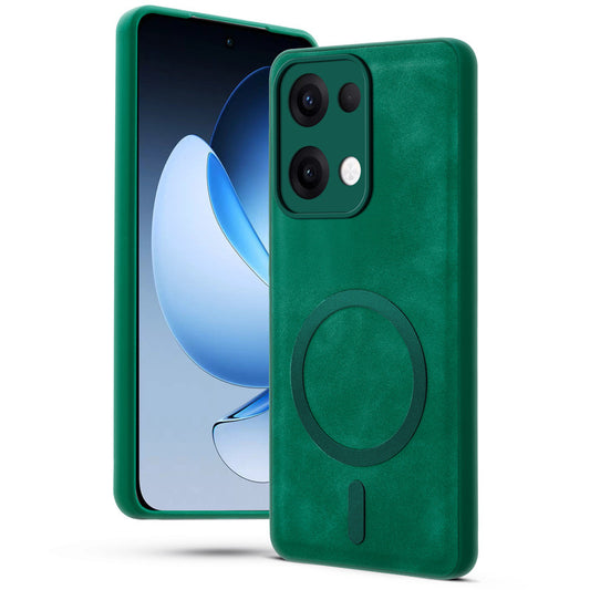 Cushion Grip Leather Case for Oppo Reno 13 5G
