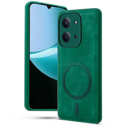 Cushion Grip Leather Case for Redmi 15C 5G