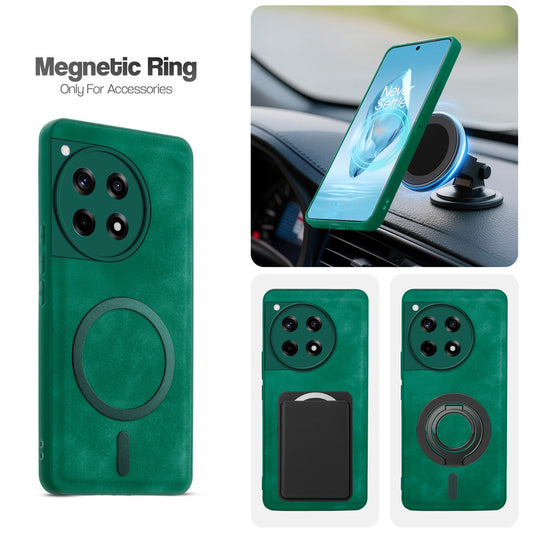 Cushion Grip Leather Case for OnePlus 12R 5G