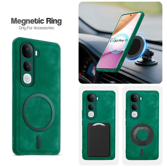 Cushion Grip Leather Case for Vivo Y400 Pro 5G
