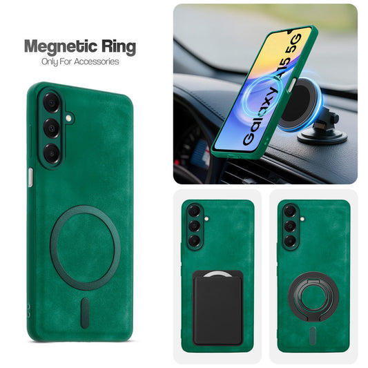 Cushion Grip Leather Case for Samsung A15 5G