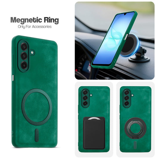 Cushion Grip Leather Case for Samsung A17 5G