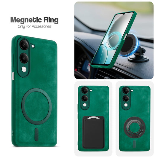 Cushion Grip Leather Case for Vivo Y19e