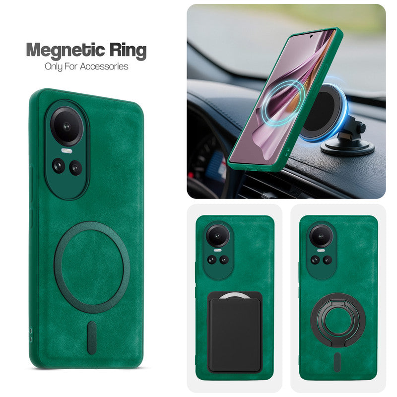 Cushion Grip Leather Case for Oppo Reno 10 5G