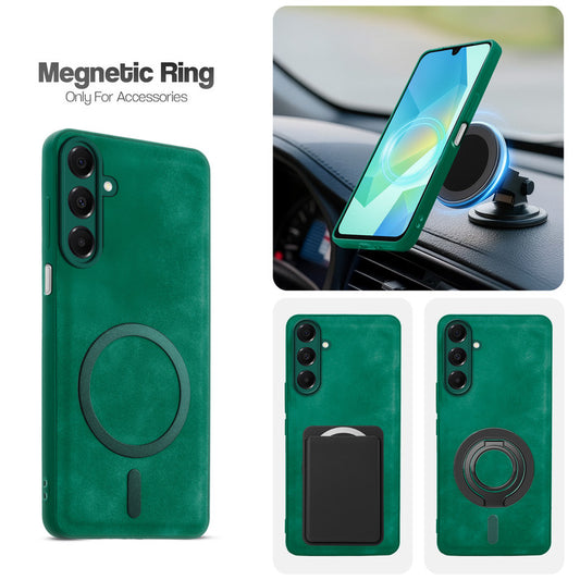 Cushion Grip Leather Case for Samsung A16 5G