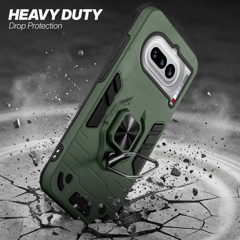 Nothing Phone 4A 5G protective case illustrating impact drop protection with an impact-resistant frame.