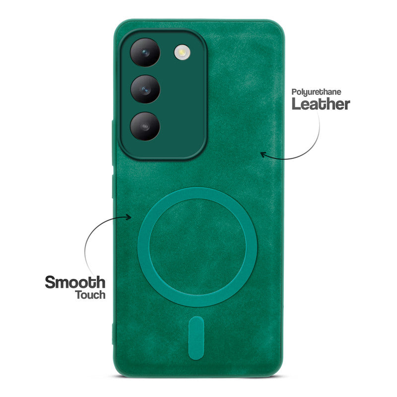 Cushion Grip Leather Case for Vivo T3 5G
