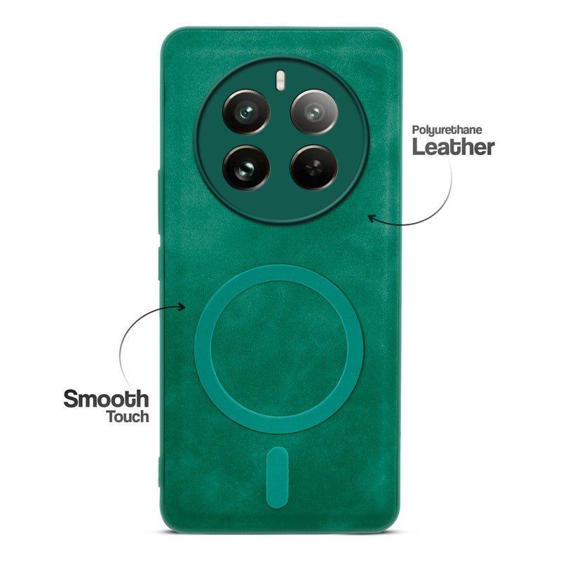 Cushion Grip Leather Case for Realme 12 Pro 5G
