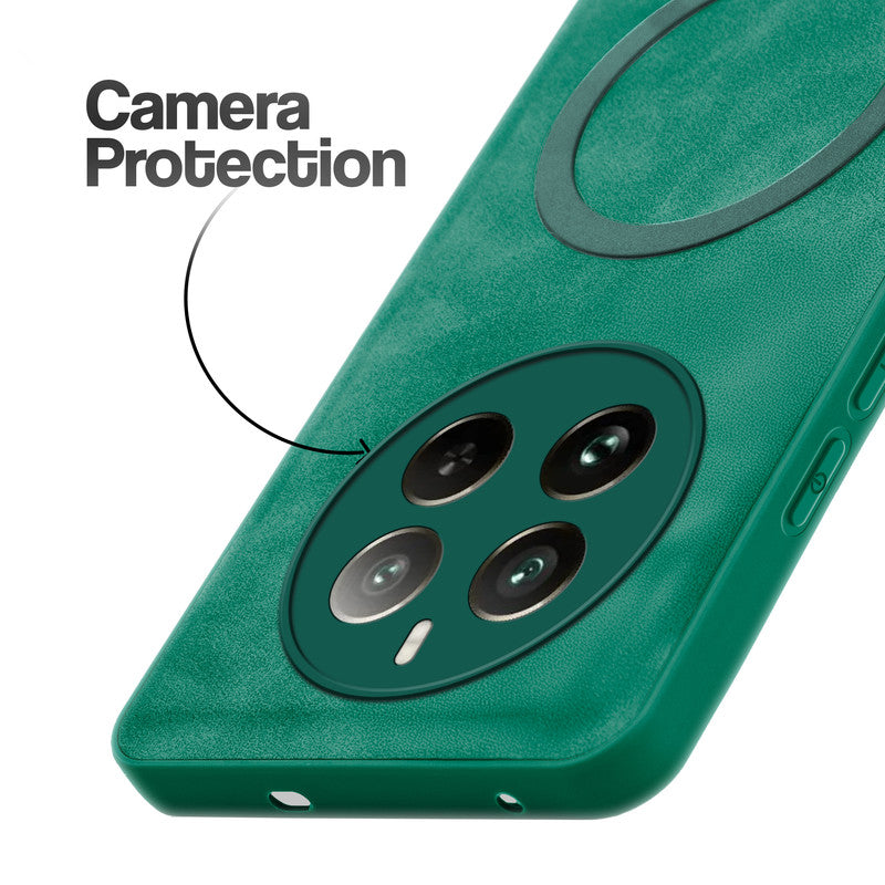 Cushion Grip Leather Case for Realme 12 Pro 5G
