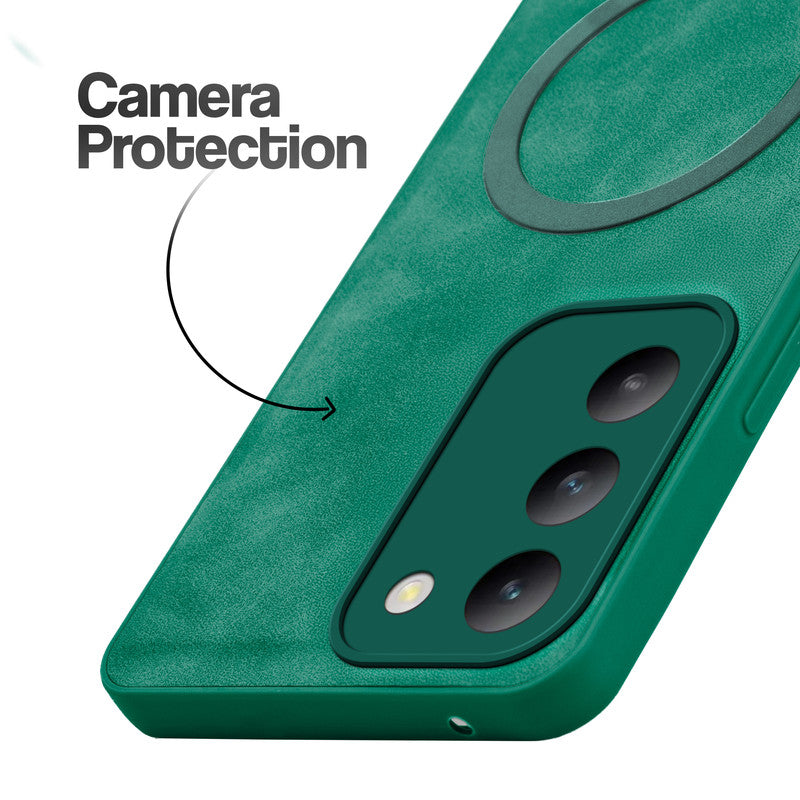 Cushion Grip Leather Case for Vivo T3 5G