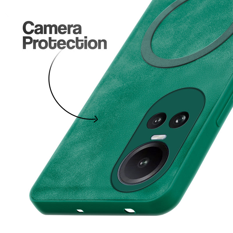 Cushion Grip Leather Case for Oppo Reno 10 5G