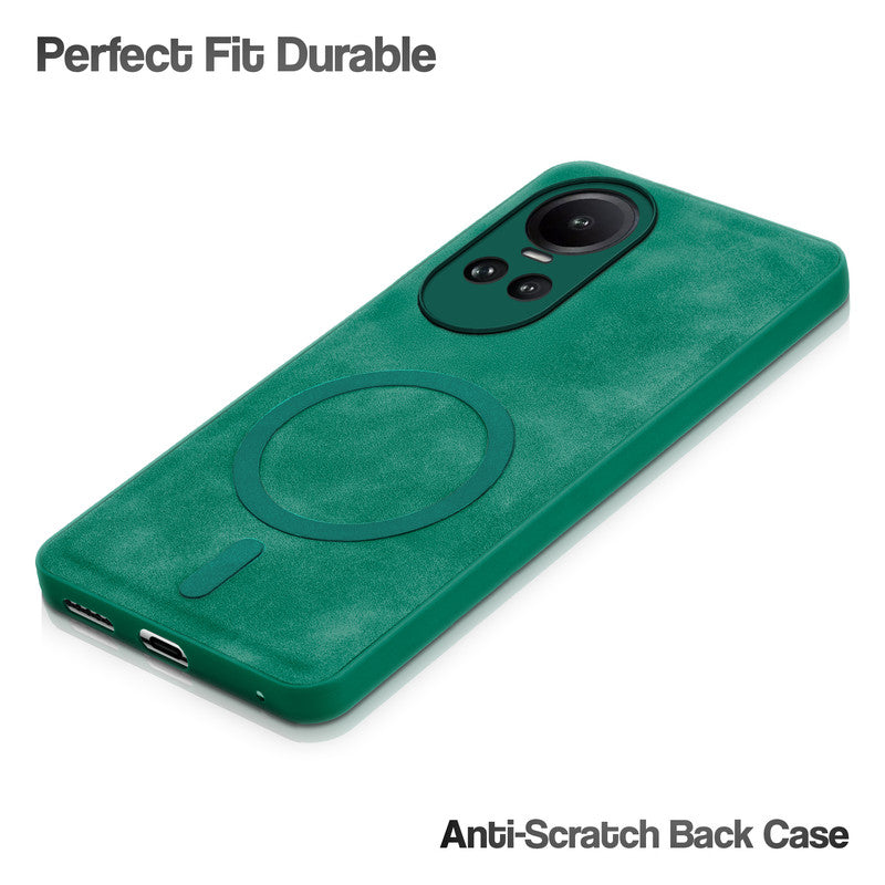 Cushion Grip Leather Case for Oppo Reno 10 5G