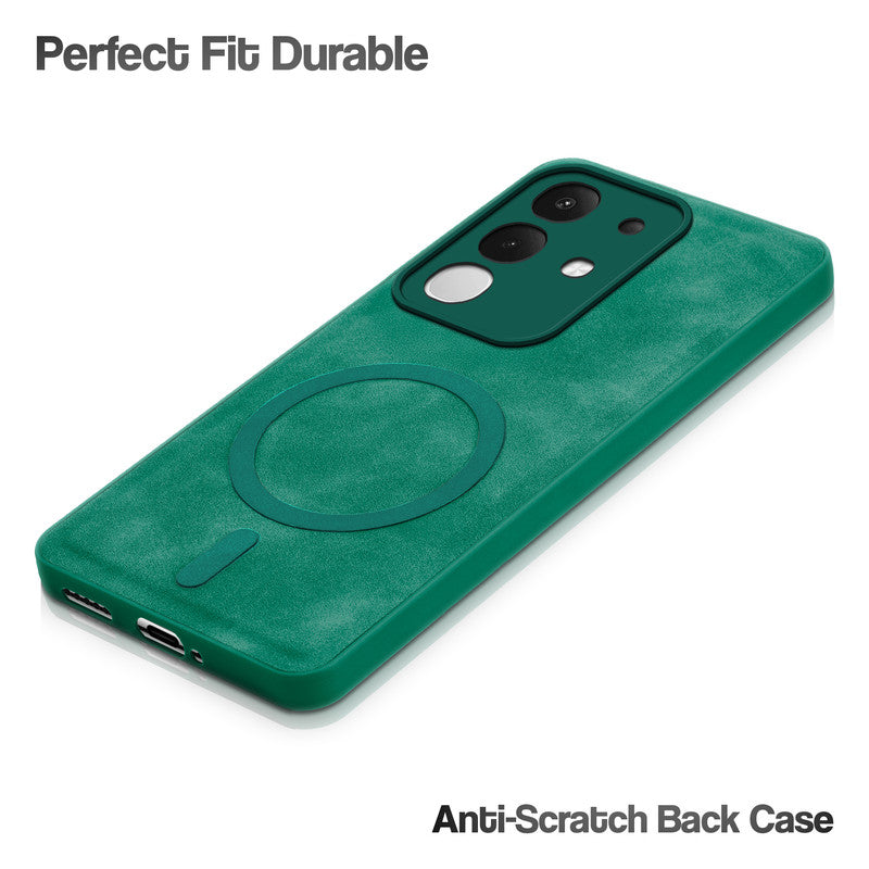 Cushion Grip Leather Case for Vivo T4x 5G