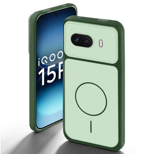 Dual Tone Silicone Grip Back Cover with Camera Protection for iQOO 15R 5G