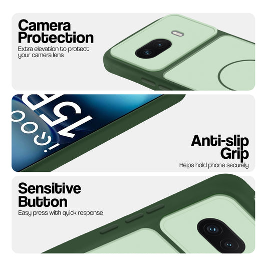Dual Tone Silicone Grip Back Cover with Camera Protection for iQOO 15R 5G