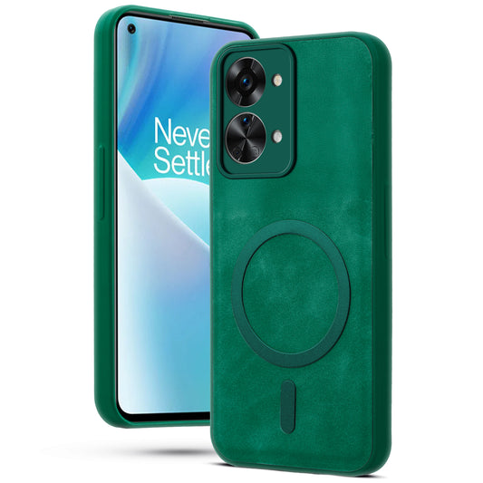 Cushion Grip Leather Case for OnePlus Nord 2T 5G