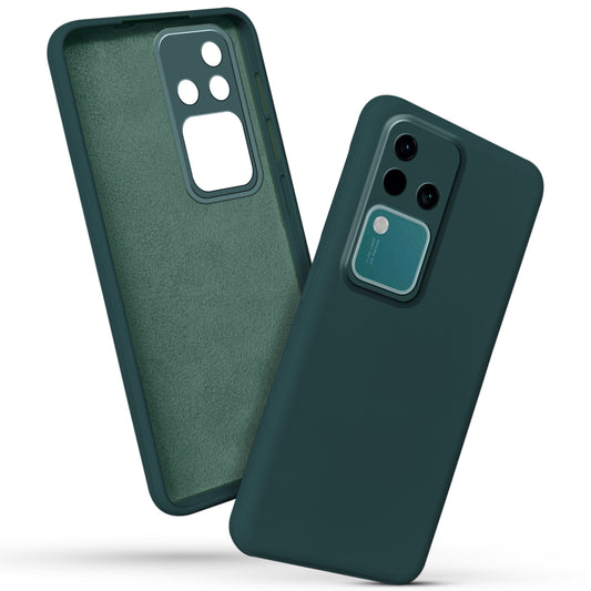 Premium Matte Silicone Back Cover for Vivo V30 5G