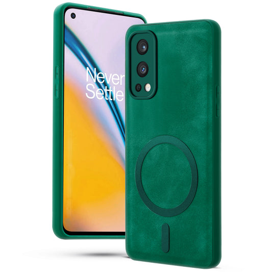 Cushion Grip Leather Case for OnePlus Nord 2 5G