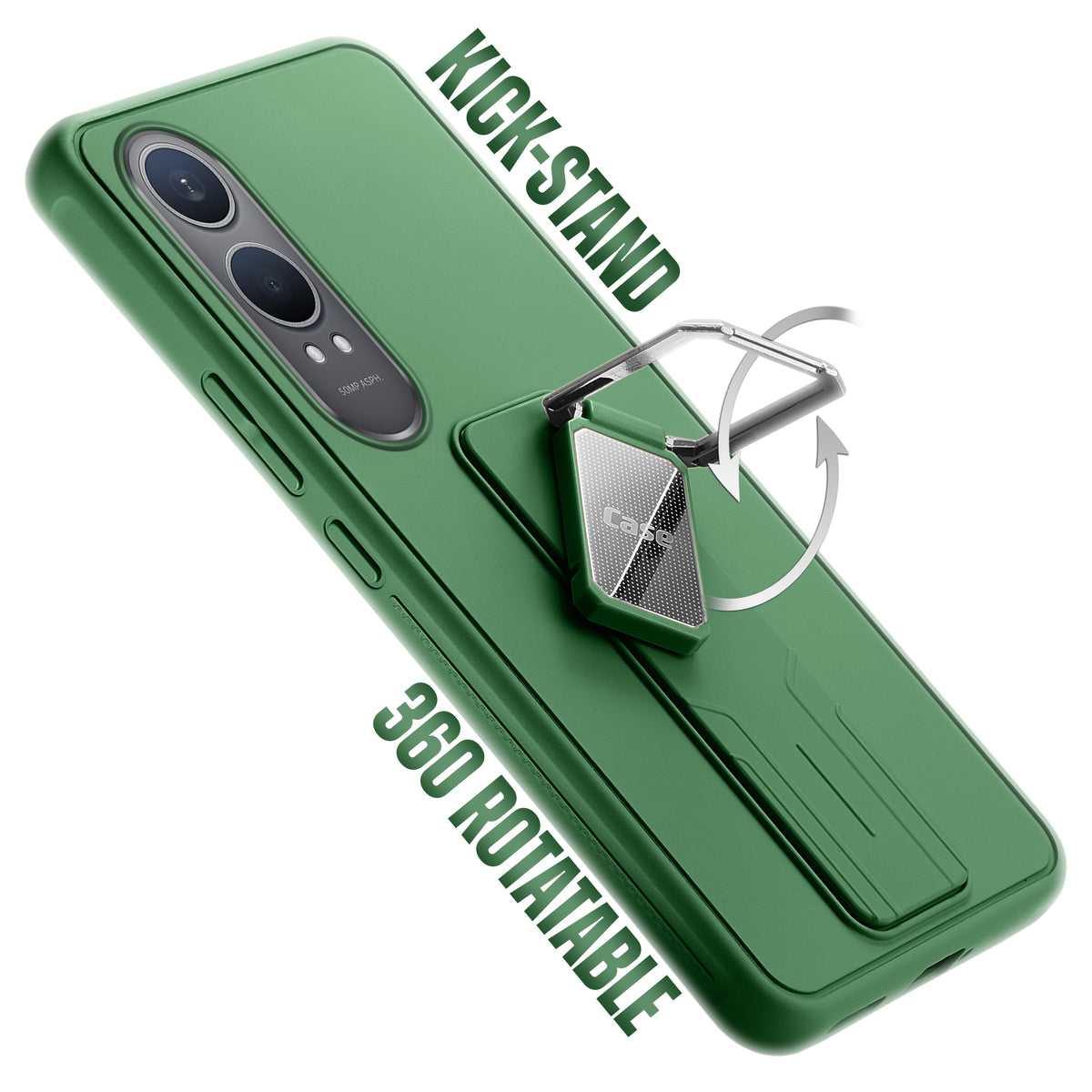 Silicone Case with Kickstand For OnePlus Nord CE 4 Lite 5G