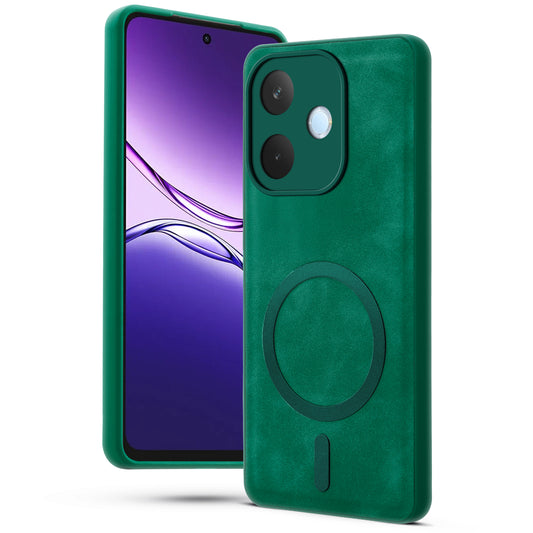 Cushion Grip Leather Case for Oppo A5 Pro 5G