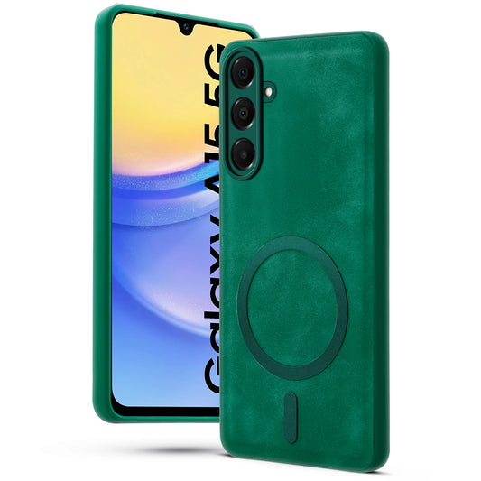 Cushion Grip Leather Case for Samsung A15 5G