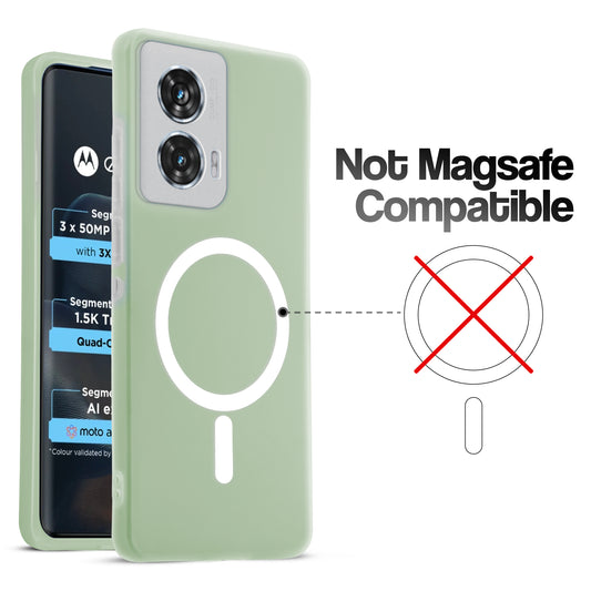 Classic Matte Silicone Back Case for Motorola Moto Edge 50 Fusion 5G