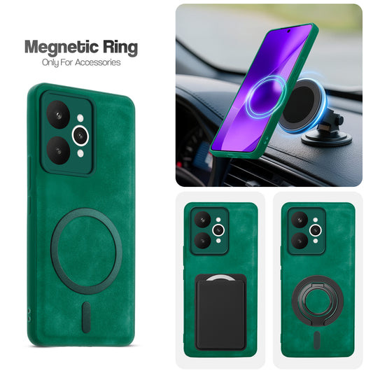 Cushion Grip Leather Case for Realme 15 5G