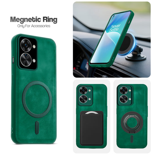 Cushion Grip Leather Case for OnePlus Nord 2T 5G