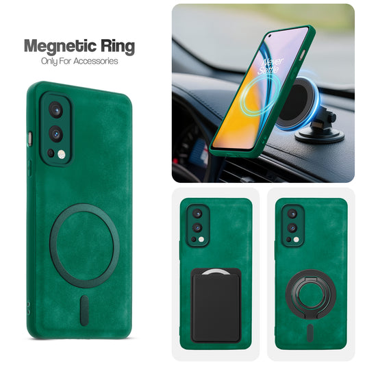 Cushion Grip Leather Case for OnePlus Nord 2 5G