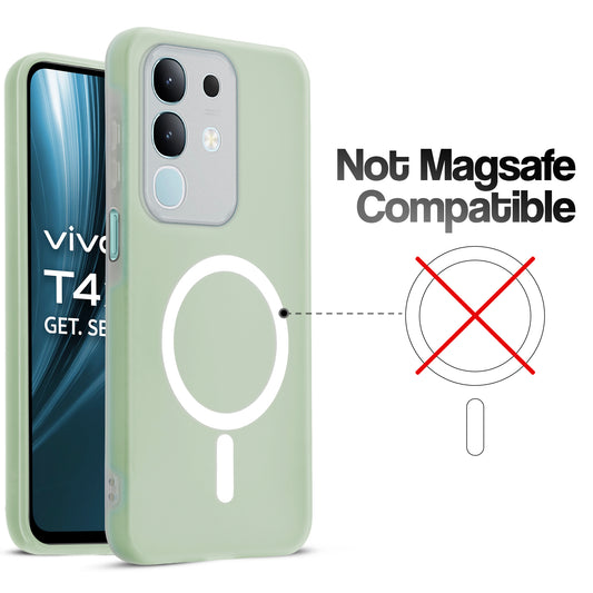Classic Matte Silicone Back Case for Vivo T4x 5G