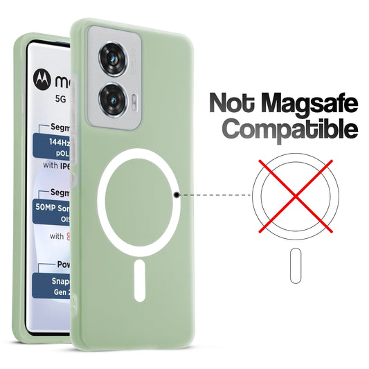 Classic Matte Silicone Back Case for Motorola Moto G96 5G