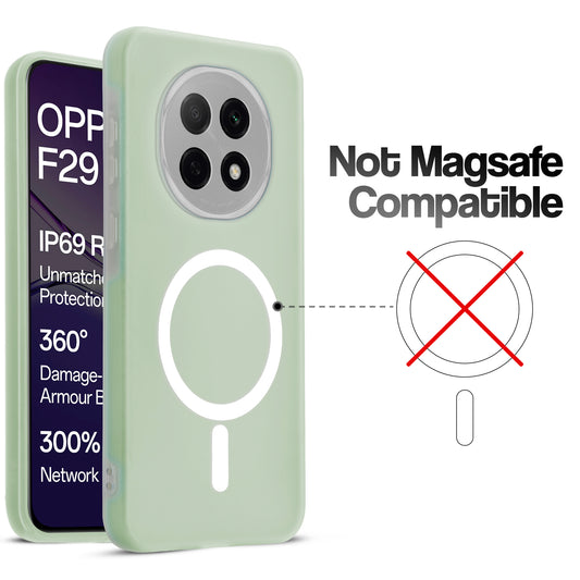 Classic Matte Silicone Back Case for Oppo F29 Pro 5G