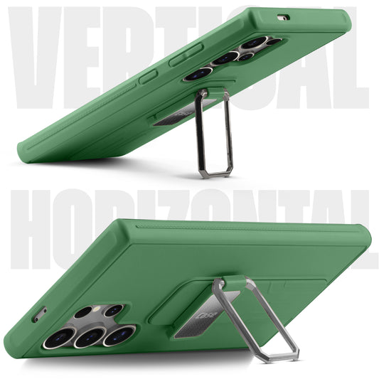 Silicone Case with Kickstand For Samsung S25 Ultra 5G