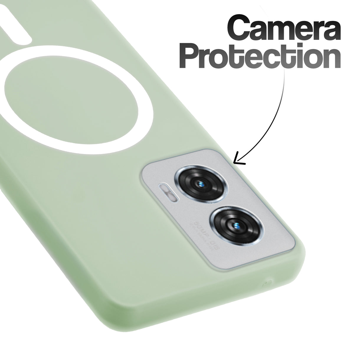 Classic Matte Silicone Back Case for Motorola Moto G96 5G